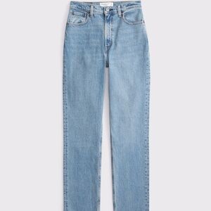 Abercrombie Curve Love Ultra High Rise 90s Straight Jeans